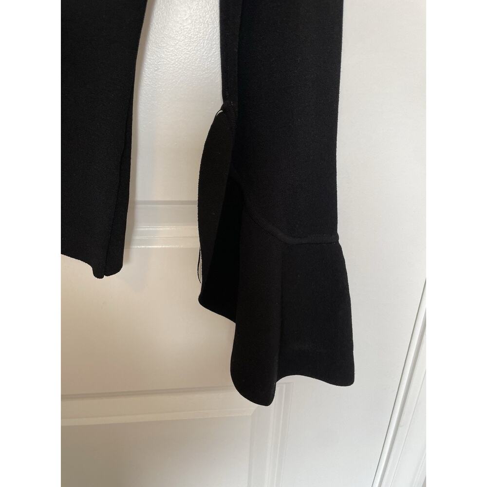 Anthropologie Milly NYC Black Knit Sweater Top Chic French Dramatic Sleeve Med - Picture 9 of 14